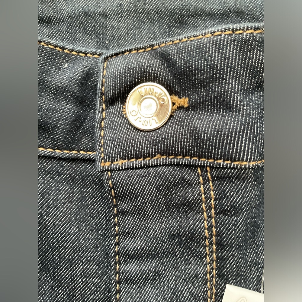 LIU*JO CROPPED BOTTOM UP JEANS - Picture 11 of 12
